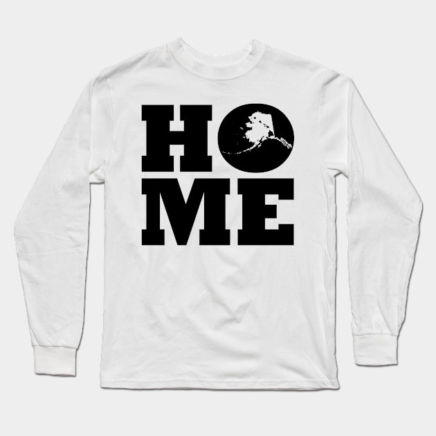 Alaska and Hawai'i HOME Roots by Hawaii Nei All Day Long Sleeve T-Shirt by hawaiineiallday